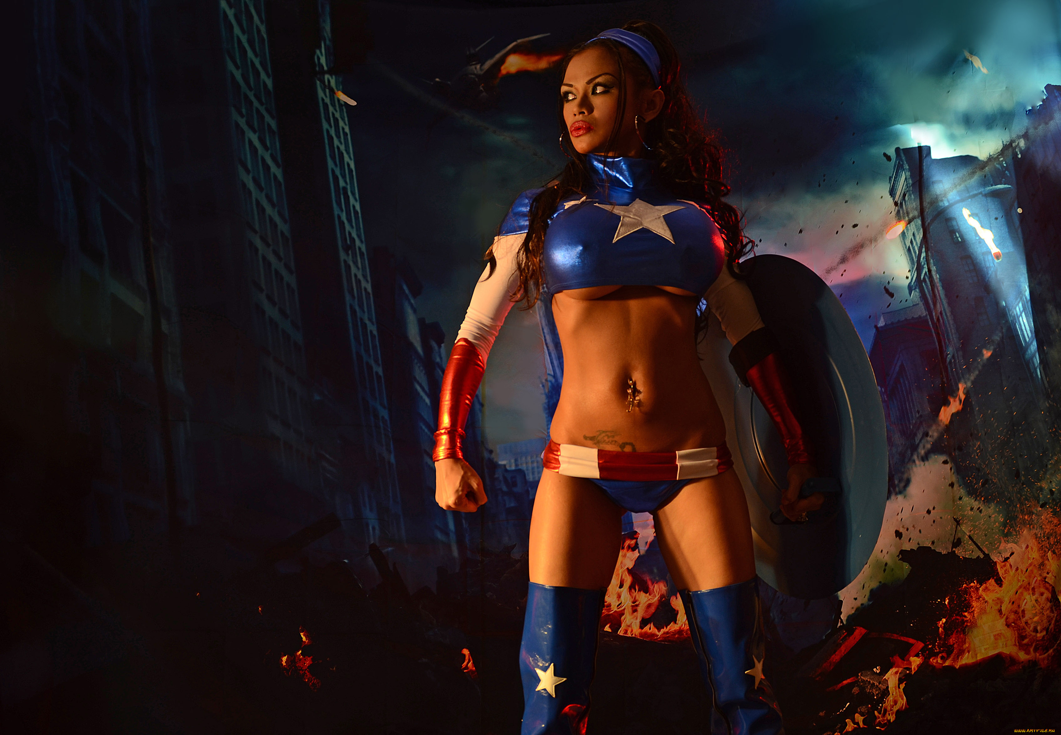 , armie flores, cosplay, , , , , captain, , , , , , flores, armie, field, , 